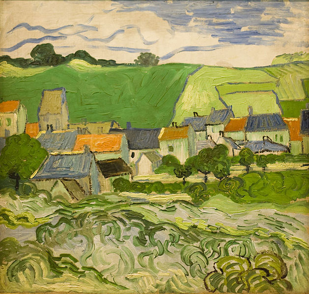 Vincent Van Gogh Gezicht op Auvers,